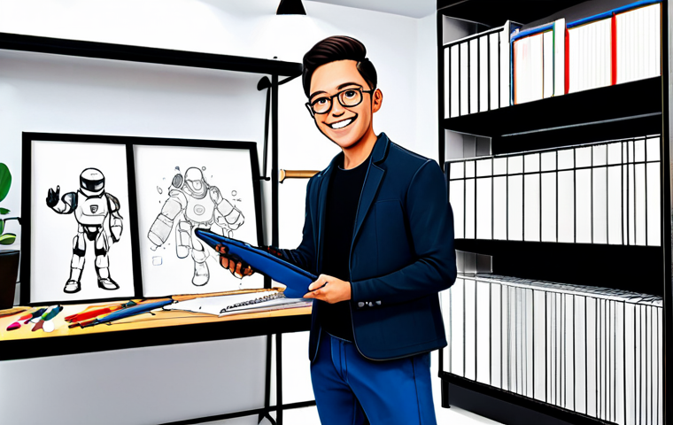 카트라이더 팬아트 이벤트의 특별한 이야기 - **
"A professional artist, fully clothed in a stylish, modern outfit, sketching a KartRider charact...