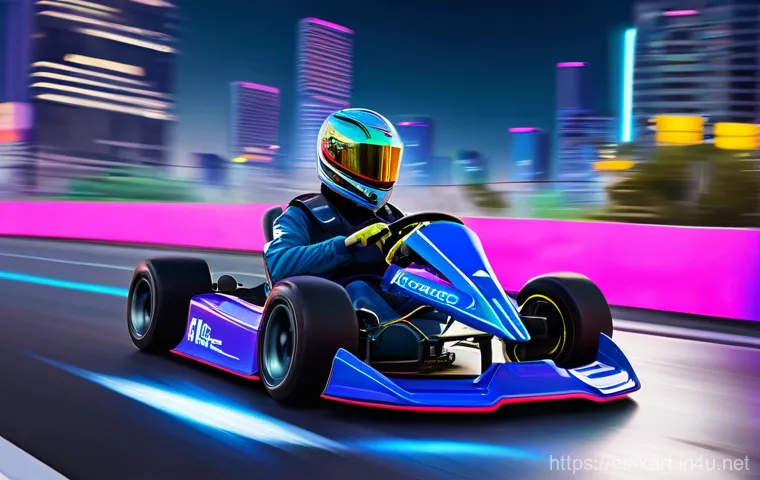 카트라이더 초보 유저 가이드 - **Prompt 1: "Masterful Drift through a Neon City Circuit"**
    "A dynamic, high-angle shot capturin...