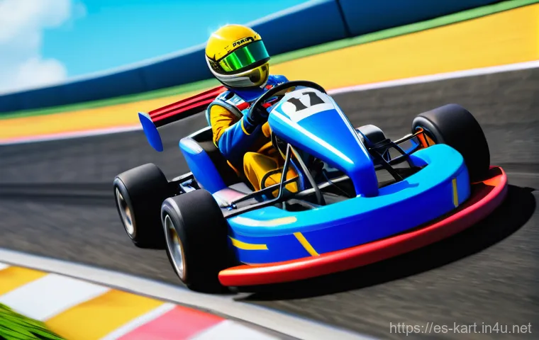 카트라이더 초보 유저 길라잡이 - **Dynamic Racing Drift:** A vibrant, high-energy illustration of a colorful racing kart mid-drift on... 카트라이더 초보 유저 길라잡이 - **Dynamic Racing Drift:** A vibrant, high-energy illustration of a colorful racing kart mid-drift on...