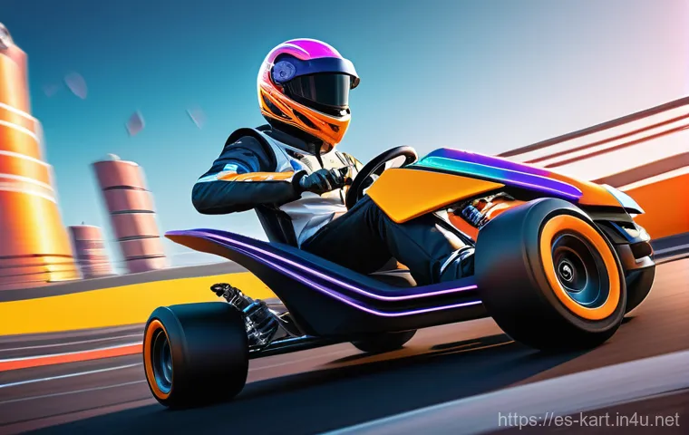 카트라이더 팬아트 이벤트의 모든 것 - Prompt 1: Dynamic Race on a Custom Track** 카트라이더 팬아트 이벤트의 모든 것 - Prompt 1: Dynamic Race on a Custom Track**