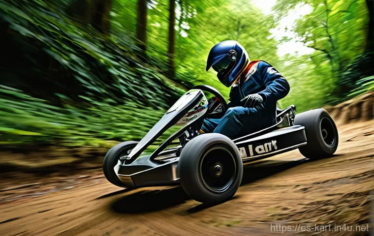카트라이더 트랙 공략 동영상 - **Prompt:** An electrifying moment of strategic turbo activation in a competitive kart race. A highl...