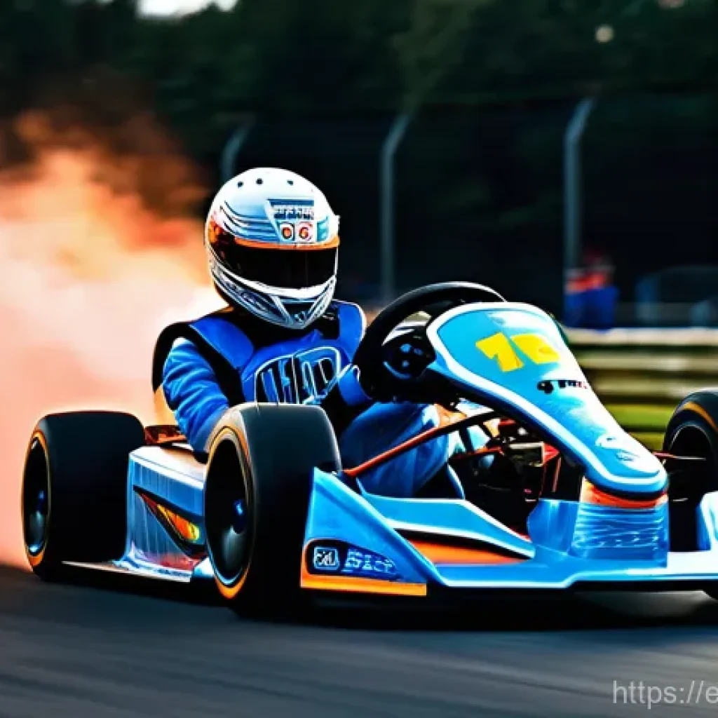 카트라이더 이벤트 참여 방법 - Dynamic Race Action - "The Adrenaline of Victory"**

"A highly detailed, cinematic shot of a KartRid...
