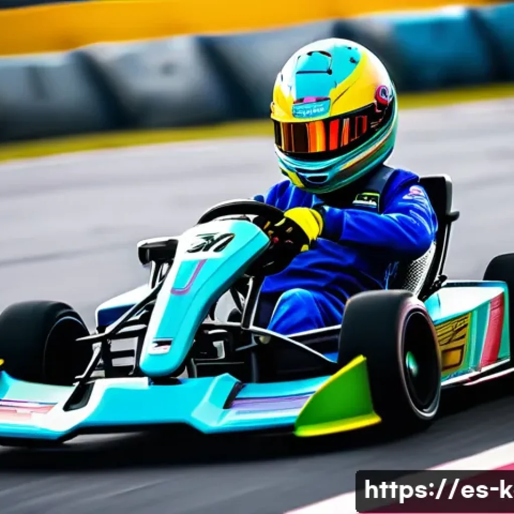 카트라이더 프로 리그 관전 포인트 - **Prompt:** An intense, dynamic shot of a high-stakes KartRider Pro League race. Two futuristic kart...