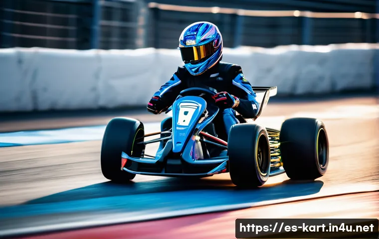 카트라이더 드리프트 전문가의 조언 - **Subject:** A dynamic, high-action shot of a KartRider Drift racer executing a flawless, continuous...