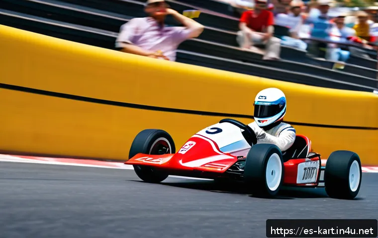 카트라이더 초보 유저가 알아야 할 트랙 정보 - A dynamic racing scene featuring the "Speedster X" kart on a winding, curvy circuit in a vibrant Spa...
