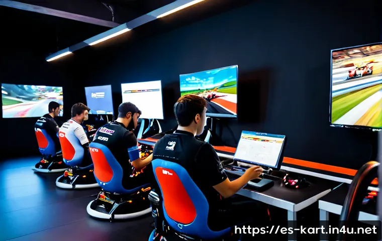 Home 31 카트라이더 공식 대회 참가 요건 - Photorealistic esports tournament registration scene in a modern Spanish gaming venue, a diverse gro...